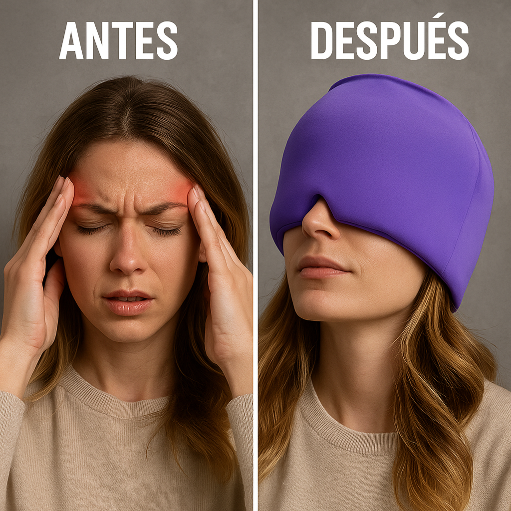 Gorro terapéutico para el dolor de cabeza