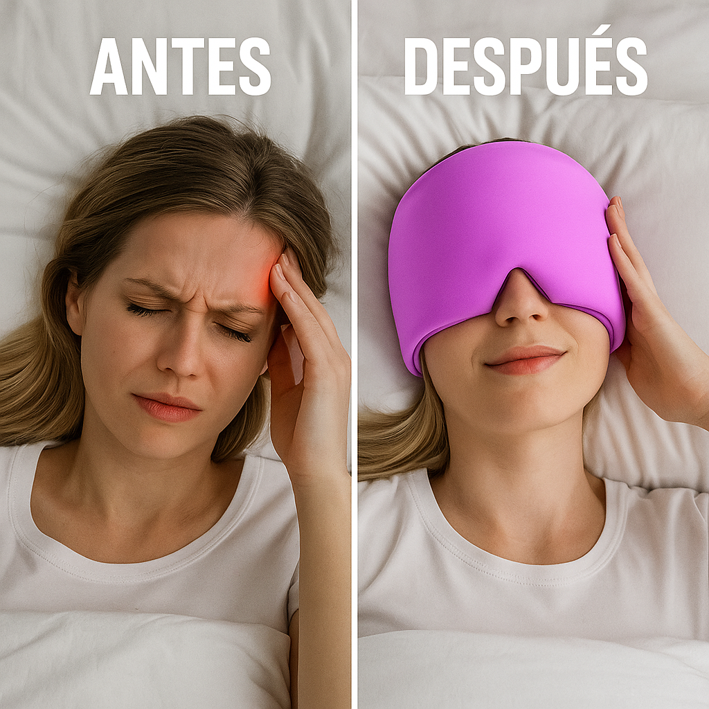 Gorro terapéutico para el dolor de cabeza