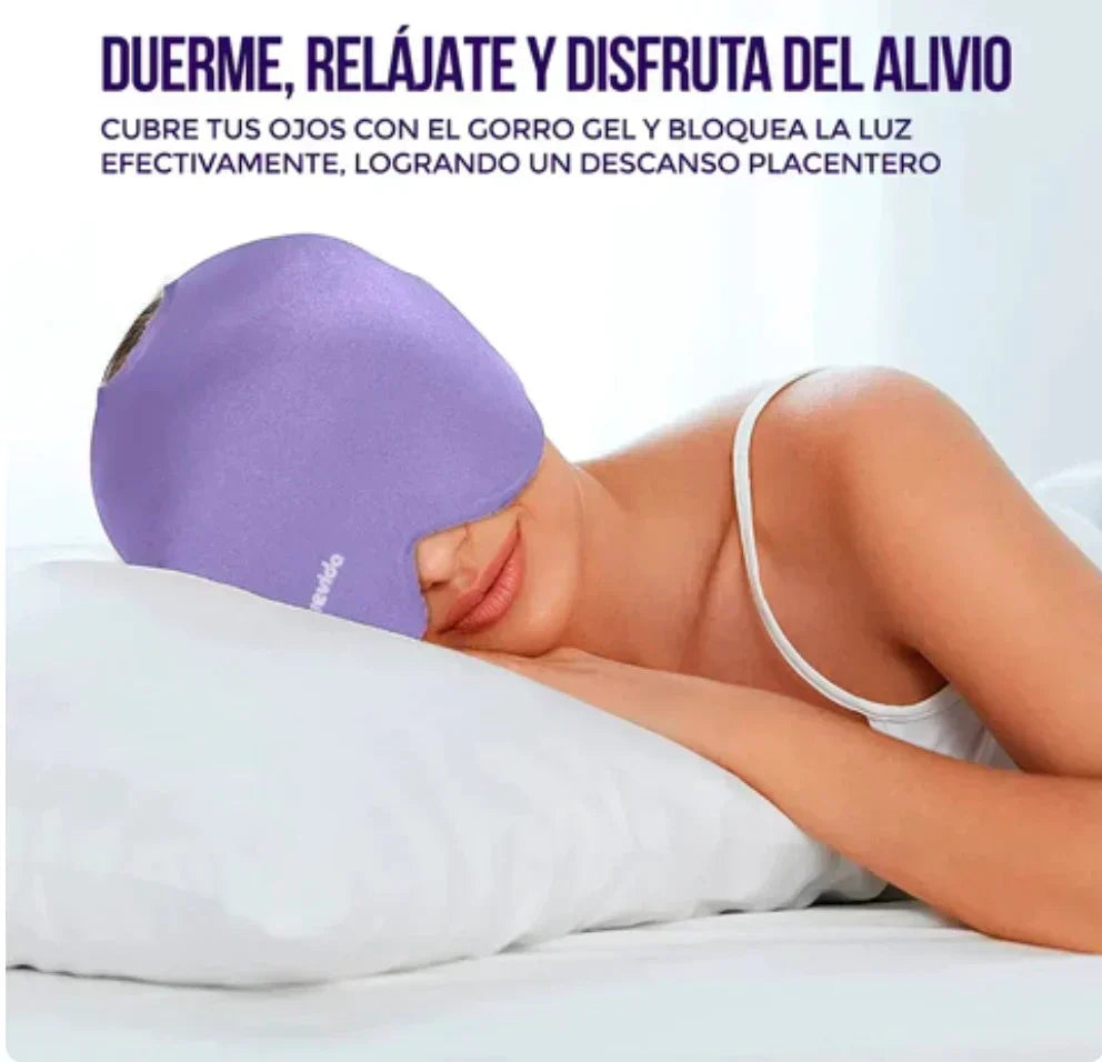 Gorro terapéutico para el dolor de cabeza